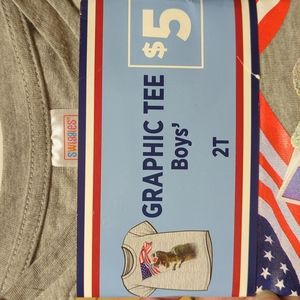 Boys 2T dinosaur tshirt NWT T-Rex USA